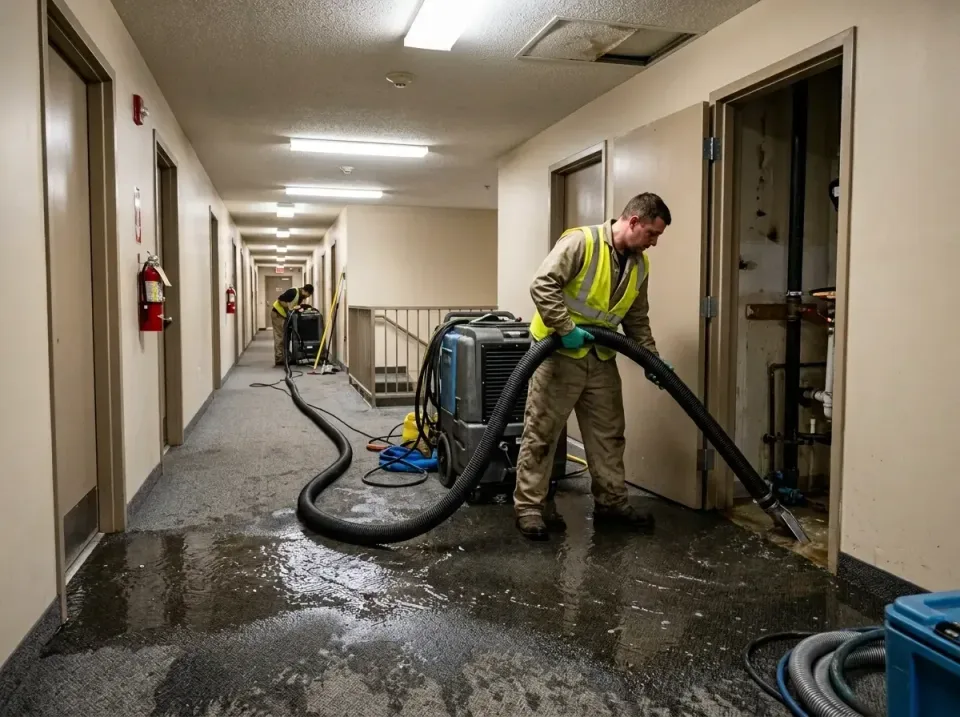 multi-unit-apartment-hallway-f-005 — frequently asked questions, Emergency Burst Pipe Water Extraction & Removal in Manitou…